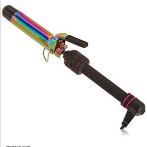 Hot Tools curling iron, rainbow gold ,1.25 inch